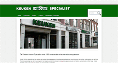 Desktop Screenshot of keukeninbouwspecialist.nl