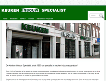 Tablet Screenshot of keukeninbouwspecialist.nl